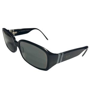 Valentino Womens Oversized Rectangular Black & Mother of Pearl Frames Vintage